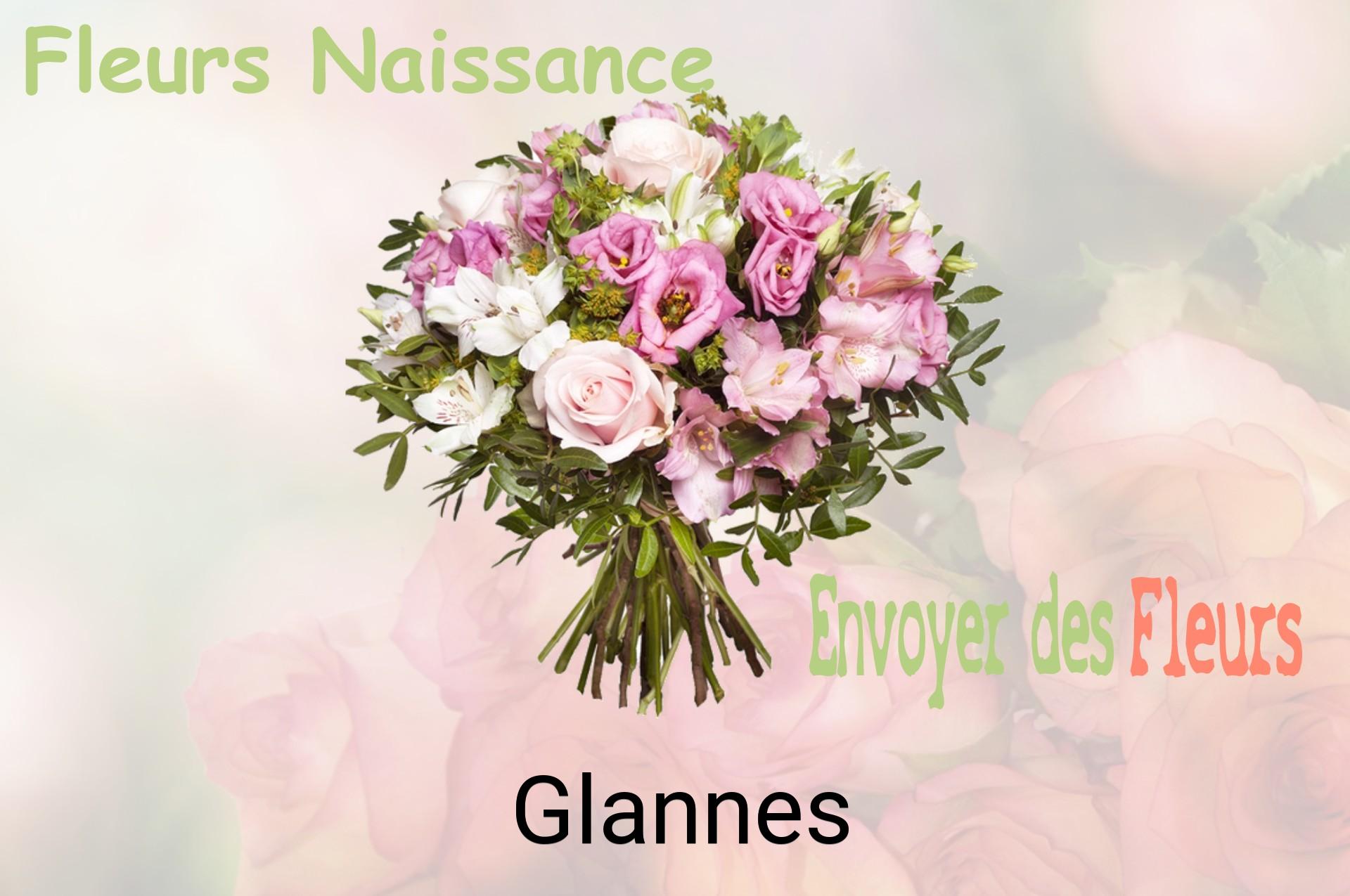 Bouquet de fleurs de naissance livré à Glannes